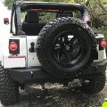 Kmfcdae Led Round Tail Lights W Brake Reverse Turn Signals Running Light Smoked Taillight Assembly Compatible With Jeep