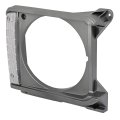 Hecasa Right Headlight Bezel For 1979-1981 Toyota Pickup Headlamp Door Set Replacement 8161089105 To2513133 Passenger Side Gray 