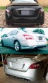 St Style Shark Fin Rear Bumper Diffuser Valance Compatible With 2009-2015 7th Gen Nissan Maxima
