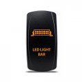 Ch4x4 Rocker Switch Led Light Bar Symbol Amber