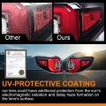 G-plus Led Tail Lights Assembly Compatible With Gmc Acadia 2013-2016 Fit Limited 2017 Left Right Rear Brake Lamps Clear Lens