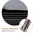 Packove Car Air Conditioner Decoration Strip For Vent Outlet 10pcs Gradient Trim Decor Interior Accessories 7 5inch