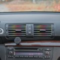 Packove Car Air Conditioner Decoration Strip For Vent Outlet 10pcs Gradient Trim Decor Interior Accessories 7 5inch