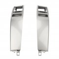 2pcs Dashboard Air Vent Panel Replacement For Land Cruiser Prado J120 2003-2009 Silver