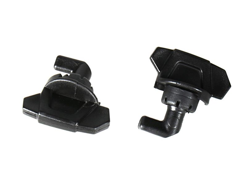 Hood Latch Toggles With Grommets And Washers Kit For Polaris Rzr 900 Xp 1000 4 Black Abs Plastic Rubber Hw-1020