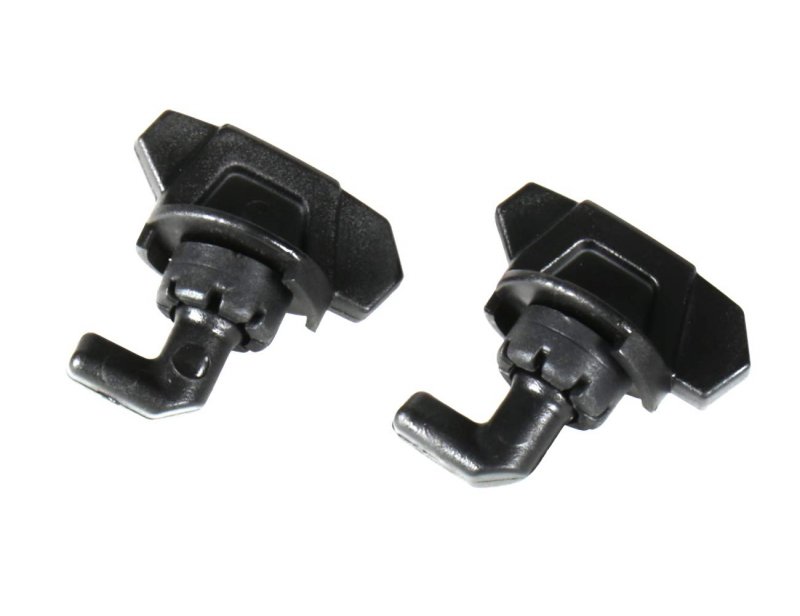 Hood Latch Toggles With Grommets And Washers Kit For Polaris Rzr 900 Xp 1000 4 Black Abs Plastic Rubber Hw-1020