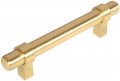 Cosmas 10 Pack 161-96bb Brushed Brass Cabinet Bar Handle Pull 3-3 4 Inch 96mm Hole Centers 