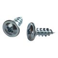 100 Pack Rok Hardware 8 X 1 2 Standard Thread Truss Head Screws Wood Work Mdf Zinc 