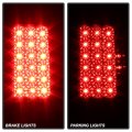 Acanii For Black Smoke 97-03 Ford F150 99-07 F250 F350 Superduty Led Tail Lights Left Right
