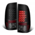 Acanii For Black Smoke 97-03 Ford F150 99-07 F250 F350 Superduty Led Tail Lights Left Right