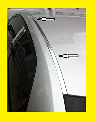 2005-2010 Dodge Charger Chrome Roof Trim Molding Kit 2006 2007 2008 2009
