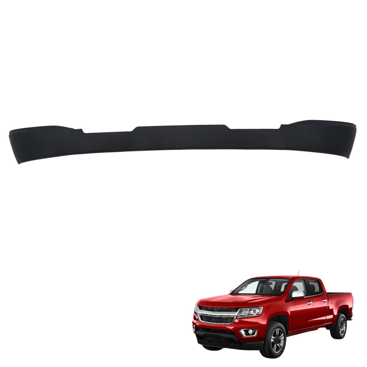 Front Lower Bumper Valance Black Air Dam Deflector For Colorado Canyon 2015 2020 Replacement 23450920 Plastic