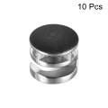 Uxcell Furniture Connector Cam Lock Fittings 15mm X 12mm With Black Cover For Panel Connecting 10pcs