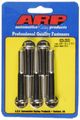 Stainless Steel Hex Bolt Set 5 Pack 3 8-16 Size 2 500 In Under Head Length 170000 Psi Strength Silver Finish Model 623-2500 