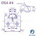Oxa 4 Quick Change Heavy Duty Boring Bar Tool Post Holder 250-004