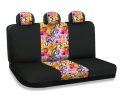 Carscover Colorful Cute Toco Toucan Tropical Bird Seat Covers For Auto Truck Car Suv Woman Style Cover 9pc Low Back