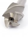 Uxcell 40mmx20mmx60mmx130mm 4 Flutes End Mill Milling Cutter Tool Silver Tone