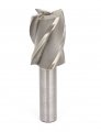 Uxcell 40mmx20mmx60mmx130mm 4 Flutes End Mill Milling Cutter Tool Silver Tone