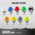 Ge Hard Hat Full Brim Padded 4-point Ratchet Suspension Ansi Z89 1-2014 Safety Hats For Men Impact Resistant Durable