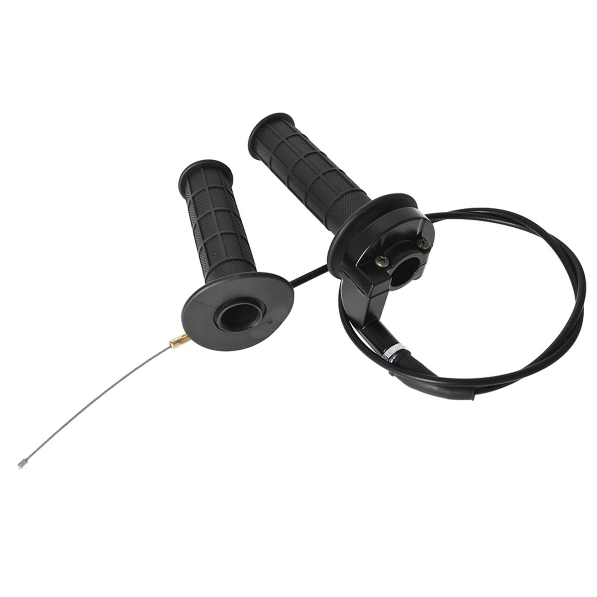 Motorcycle Throttle Hand Grips Cable Clamp Kit Replacement For Ct200u Trail 200 Mini 196cc Bike Fits Pit Dirt Racing Pocket Atv