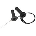 Motorcycle Throttle Hand Grips Cable Clamp Kit Replacement For Ct200u Trail 200 Mini 196cc Bike Fits Pit Dirt Racing Pocket Atv