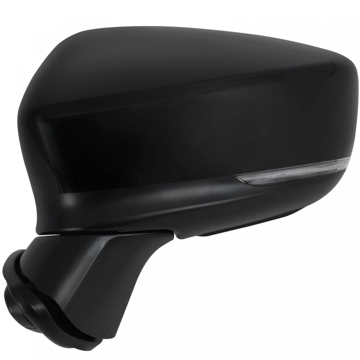 Left Side Mirror For 2017 2018 2019 Mazda 3 Driver Power Lamp Black Finish