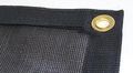 10 X 12 Black Mesh Screen Shade Tarp With Grommets Finished Size Approx 96 116 