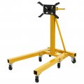 Sallurmose Folding Engine Stand Auto Repair Rebuild Steel With 360 Degree Rotating Head And 6 Universal Wheels Heavy-duty 