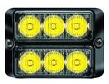 Whelen Engineering Dual Double Tir3 Lin3 Linz6 Black Flange Bezel Kit Rflang2b 01-0463808-000