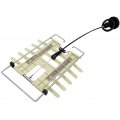 Huhudde Back Lifting Adjustable Car Lumbar Support Hand Operated Relaxation For Waist Headrest Swivel Seat Interior Boards