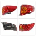 Gxywady Rear Brake Light Red Tail Cover Replacement For 2009 2010 Toyota Corolla 8155002460 Right Side Taillight Parts Signal