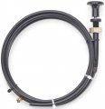 Jegs Hand Choke Cable Fits Most Carburetor Applications 6 Foot Length 1a Od Knob Requires 1 2 A Mounting Hole Black Finish 
