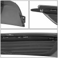 Auto Dynasty Non Fog Lamps With Outer Grille Ch1039123 Front Light Bezel Compatible Chrysler Convertible 200 2011-2014