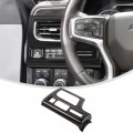 Linskip Parking Brake Panel Trim For Chevrolet Suburban 2020 2021 2022 2023 Assist Cover Interior Accessories Carbon Fiber 
