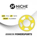 Niche Drive Sprocket Chain Combo For Honda Cr80r Front 15 Rear 49 Tooth 420hz Standard 114 Links