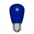 Accessory-1 4w S14 Led Medium Base Replacement Lamp-1 75 Inches Wide-ceramic Blue Finish