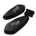 Motorcycle Motor Mirror Block Off Base Plates For 1999-2007 Yamaha R6 Yzf-r6 Yzfr6 Black