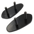 Motorcycle Motor Mirror Block Off Base Plates For 1999-2007 Yamaha R6 Yzf-r6 Yzfr6 Black
