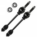 Caltric Rear Left And Right Cv Joint Axle With Bearing Compatible Polaris Ranger 800 4x4 2010-2014