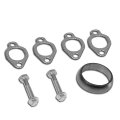 Aluminum Exhaust Manifold Header Gasket Set Compatible With 80-99 Vw Jetta Cabriolet Golf