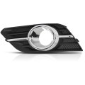 Front Left Driver Side Bumper Fog Light Bezel Trim For Buick Encore 2013 2014 2015 2016 Gm1038172 95470236 Black Chrome 