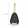 X Autohaux 2pcs 3 Buttons Key Fobless Entry Remote Control Key Case Shell Replacement For Porsche Boxster 987 Cayman 911 997