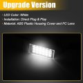 1 Pair Led License Plate Light Car Number Lamp Replacement White