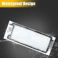 1 Pair Led License Plate Light Car Number Lamp Replacement White
