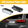 1 Pair Led License Plate Light Car Number Lamp Replacement White