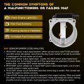 Ocpty Mass Airflow Sensor Maf Mf0898-z Compatible For Ford E-250 Econoline 1997-1999 For Expedition 1997-1998 F-150 Lincoln