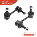 A-premium Set Of 4 Front Sway Bar Link Lower Ball Joint Compatible With Mazda Mx-6 1993 1994 1995 1996 1997