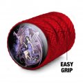 Protectors Of The Realm Dragon And Fairy Valve Stem Caps For Tire Rim Wheel Aluminum Red