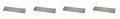 Rockwood 70a 32d Stainless Steel Standard Push Plate Four Beveled Edges 12 Height X 3 Width 0 050 Thick Satin Finish 4- Pack 