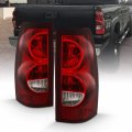 Amerilite For 1999-2002 Chevy Silverado 99-06 Gmc Sierra Red Replacement Tail Lights Pair Passenger Driver Side